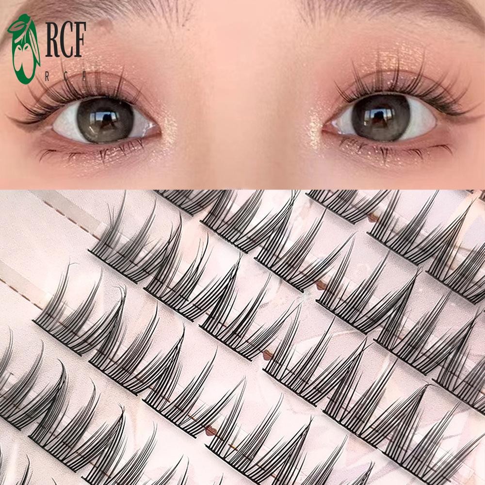 Cụm mi riêng lẻ Phân đoạn DIY Wispy Fluffy Lash Extension