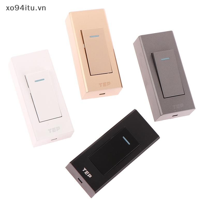 XOITU 1Pc 1 Gang 2 Chiều Bề Mặt Gắn Dây Lắp Đặt Đầu Giường Bật / Tắt Bảng Điều Khiển Đèn Tường VN