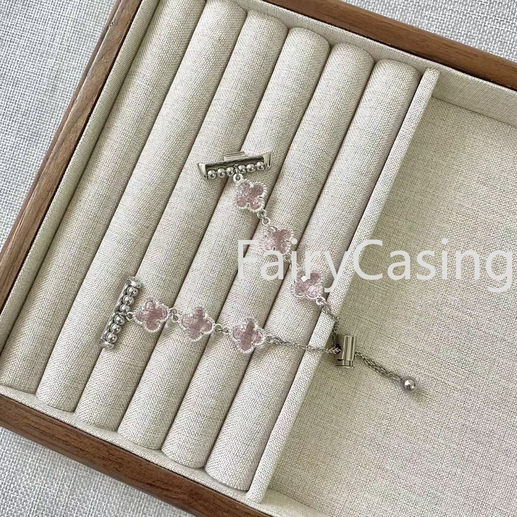 Mùa Hè Cỏ Ba Lá Hạt Vòng Tay Đồng Hồ Ban Nhạc Xiaomi 10 9 8 7 6 5 4 3 Pro Dây Đeo Tay Cho Ban Nhạc 9 8 Hoạt Động Vòng Tay Dây Đeo