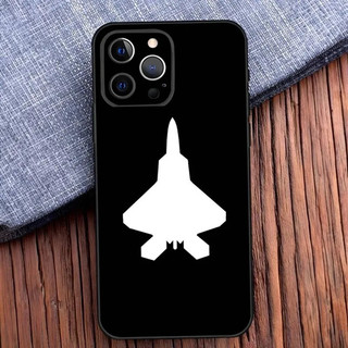 TK-1 Máy Bay Máy Bay Máy Bay Màu Đen Ốp Lưng Điện Thoại iPhone 16, 17,14,13,12,11, Pro, X, XS, Max, XR, Plus, Mini Mềm Màu Đen