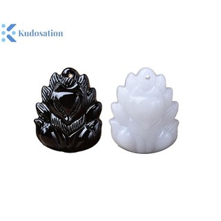 Kudosation Giả Ngọc Cáo Vòng Cổ Mặt Dây Chuyền Thời Trang Trung Quốc Quyến Rũ Trang Sức Khắc Bùa Hộ Mệnh Dành Cho Nữ Quà Tặng May Mắn