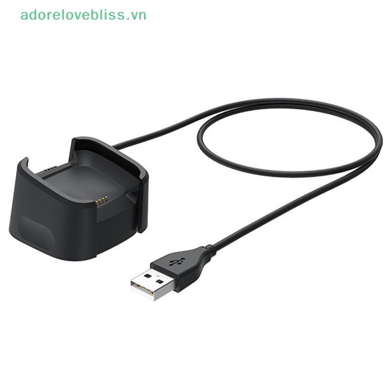Thêm Đế sạc cho đồng hồ thông minh Fitbit Versa Đế cáp dữ liệu USB Bộ sạc máy tính để bàn BSS