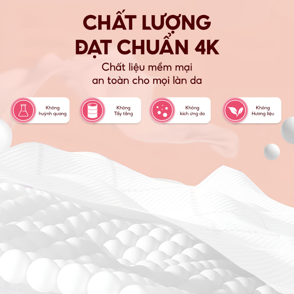 Thùng 6 bịch khăn giấy cao cấp TopGia Đa Sắc, giấy rút treo tường 1280 tờ 4 lớp bằng bột gỗ nguyên sinh