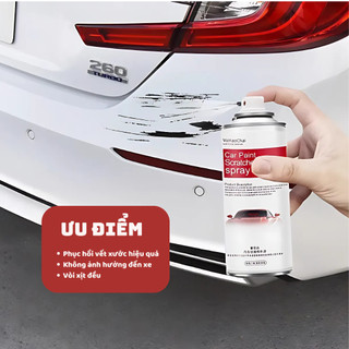 Bình sơn xịt xoá vết xước xe ô tô kem tẩy vết xước xe ô tô xóa vết xước Sơn xịt ô tô NGÓI HOME - BX06