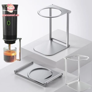 Giá đỡ máy pha cà phê PWSEND, Giá đỡ bộ lọc nhỏ giọt di động có thể gập lại, Giá đỡ bền bằng hợp kim nhôm chắc chắn