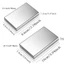 Chủ thẻ ID BORAGETE, Hộp đựng thẻ tín dụng chống RFID 6 / 10 khe, Ví ngắn gọn bằng không gỉ thời trang du lịch