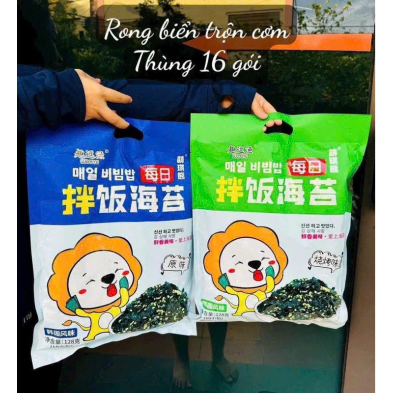 Rong Biển Trộn Cơm Sư Tử Bịch To Khổng Lồ 128gram , Vụn Rong Biển Cơm ...