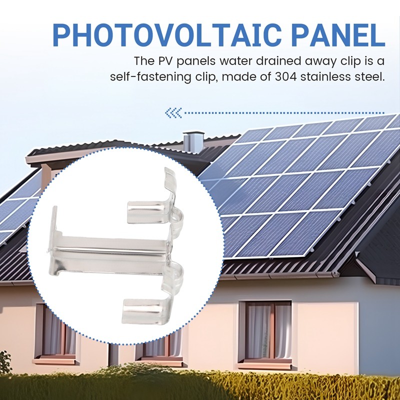 20 Chiếc Quang Điện Bảng Thoát Nước Tấm Khóa Bảng Điều Khiển Năng Lượng Mặt Trời Thoát Nước Kẹp Cho Bảng Điều Khiển Năng Lượng Mặt Trời Thoát 35 Mm Dễ Dàng Lắp Đặt