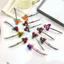 YT4 2025 Mùa Hè Cổ Điển Camellia Phụ Kiện Tóc Ếch Kẹp Ngọt Ngào Nữ Tính Acrylic Hoa Phụ Kiện Tóc