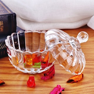 Thố Thủy Tinh Đựng Mứt Bánh Kẹo Đẹp Cỡ Trung Deli TG2030-1 Dung Tích 750ml - Trường An VN