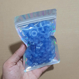 -(Bịch 100cái) Chum silicon xanh dẻo dai đáy bằng to và chum si xanh nhỏ, y hình shop đăng