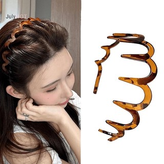 Julyhot Mới Băng Đô Tóc Zigzag Ban Nhạc Notched Headband Người Phụ Nữ Người Đàn Ông Cô Gái Quà Tặng Sinh Nhật Giải Cứu Tóc Gãy Hiện Vật Massivedeals