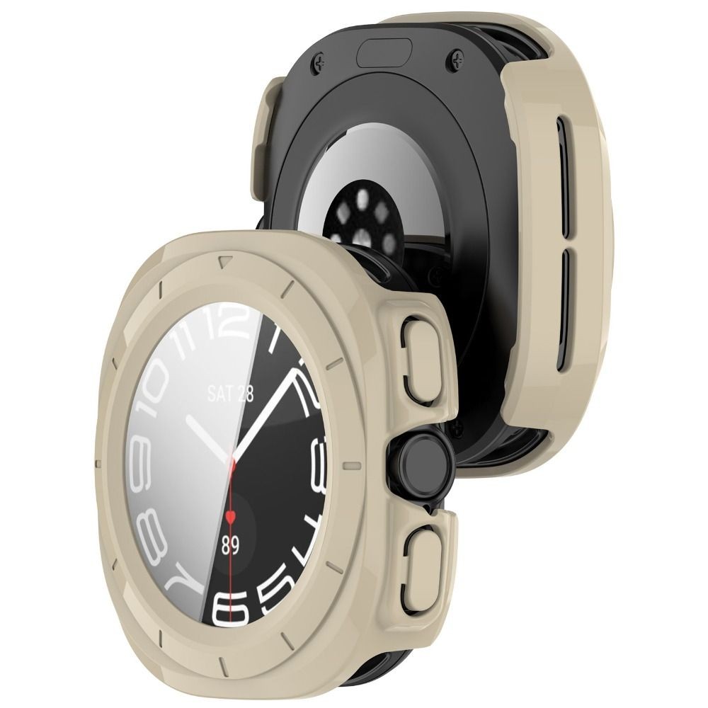 PC + Kính Cường Lực Dành Cho Samsung Galaxy Watch Ultra 47 Mm Bảo Vệ Màn Hình Ốp Lưng Cứng Galaxy WatchUltra Phụ Kiện