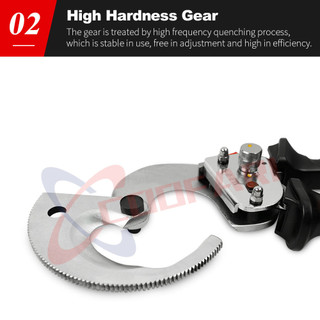 Kìm Cắt Cáp Nhông XLJ-D-500 & XLJ-D-300 - Cắt Đồng Nhôm 500mm², Cán Kéo Dài 40mm