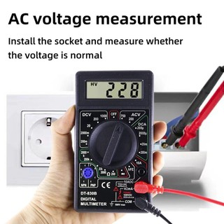 Đồng Hồ Đo Điện Tử Vạn Năng DT830B, Đo Điện Áp, Ampe, Kỹ Thuật Số, Tiện Dụng, Giá Tốt trên Shopee