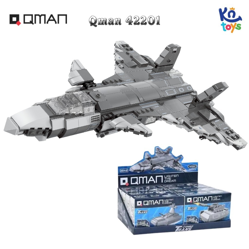 Đồ Chơi Xếp Hình, Lắp Ráp Qman 42201 - Máy Bay Chiến Đấu (523 mảnh ghép ...