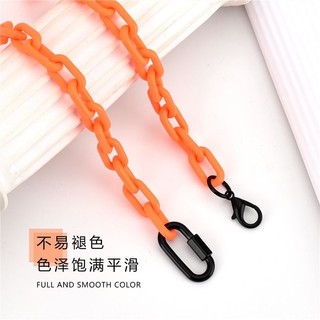 Dây đeo túi, Thích hợp cho Presbyopic  keepall25 Dây chuyền trang trí màu cam Acrylic sửa đổi Samurai đen, Túi đeo chéo da bò Dây đeo vai dài, Phụ kiện túi Boutique