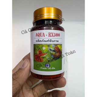 Aqua RX 5000 chế phẩm vi sinh Thái Lan 365 ngày không cần thay nước (hủ 50 viên)