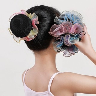 Chụp Búi Dạng Voan, Lưới Búi Tóc Nhiều Màu Cho BÉ GÁI Biểu Diễn, Đi Múa HaminStore