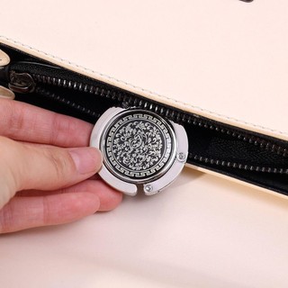 [COD] NETDWELL 1 Cái Giá đỡ móc để bàn, Móc treo túi xách di động hoa cổ điển, Giá đỡ phụ kiện du lịch tròn Giá đỡ túi ví