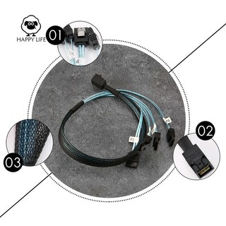 [Xinggao] Cáp SAS sang SATA Mini bên trong, SFF-8643 cho ổ cứng điều khiển Raid