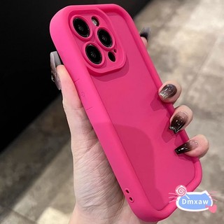 Ốp HỒNG Nóng Cho Realme C67 C55 C53 C51 C35 C33 C33S C31 C30 C30S C25 C12 C25S C21Y C25Y C21 C20 C11 C15 9 Pro Plus 9i Vỏ Điện Thoại Silicon Cảm Giác Da Ngọt Ngào Hot Girl Bìa Mềm