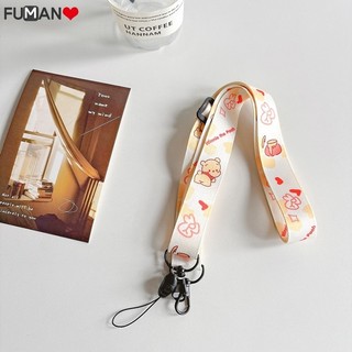 Hoạt Hình Dễ Thương Fubao Panda Điện Thoại Dây Chống Mất Điện Thoại Phòng Chống Rơi Phụ Kiện Điện Thoại Dây Dây Đeo Dây Có Thể Điều Chỉnh Chiều Dài Đeo Ngang Dây