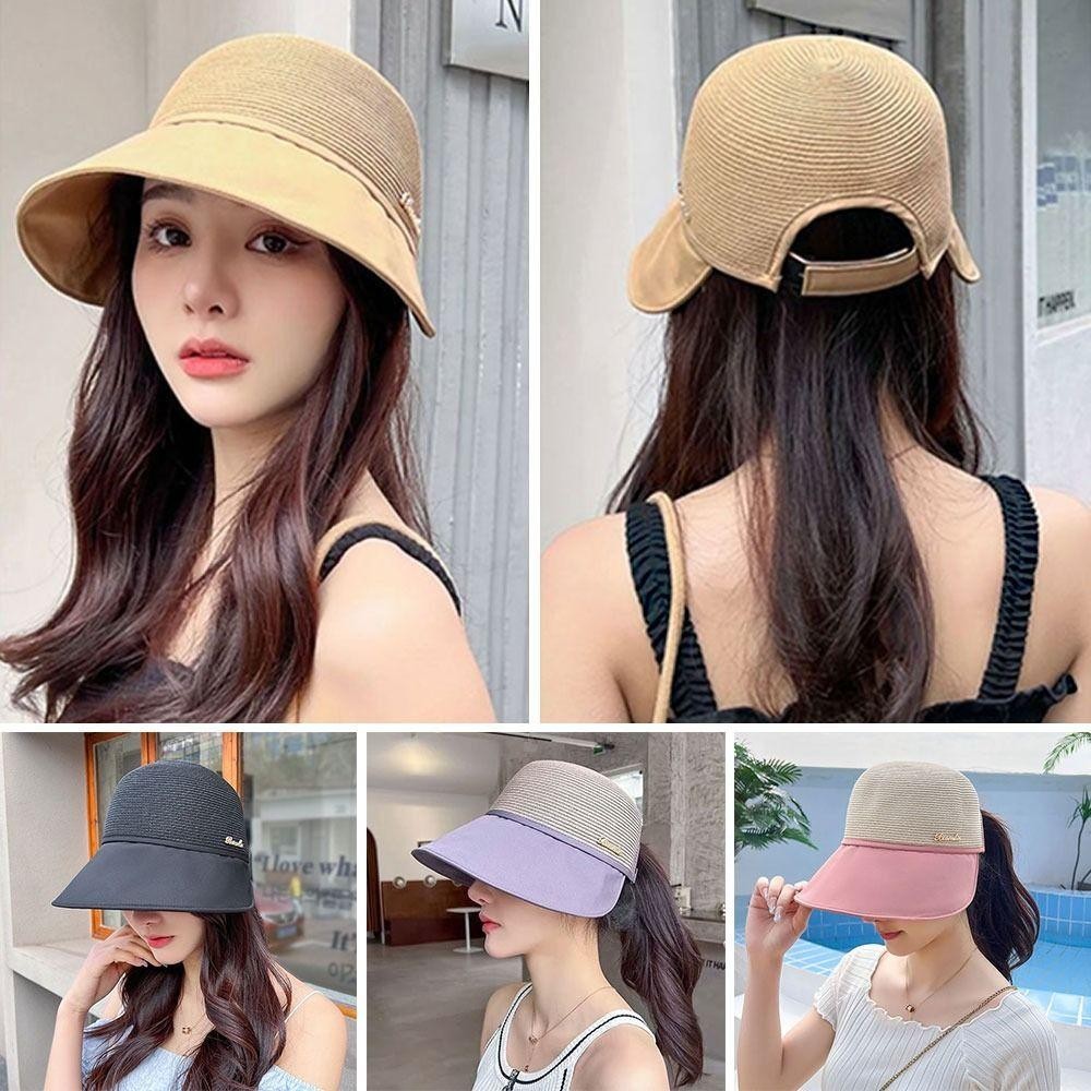 Mũ xô Hobbyin chống nắng và tia UV, gấp gọn tiện lợi, thoáng mát mùa hè dành cho nữ