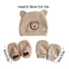 XGB 3 Chiếc Mũ Bonnet Cho Bé Thoáng Khí Mũ Bà Bầu Tất Bộ Găng Tay Tắm Cho Bé