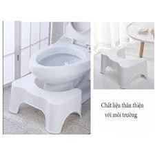Ghế Nhựa Kê Chân Toilet , Bồn Cầu Khi Đi Vệ Sinh chống táo bón 2136