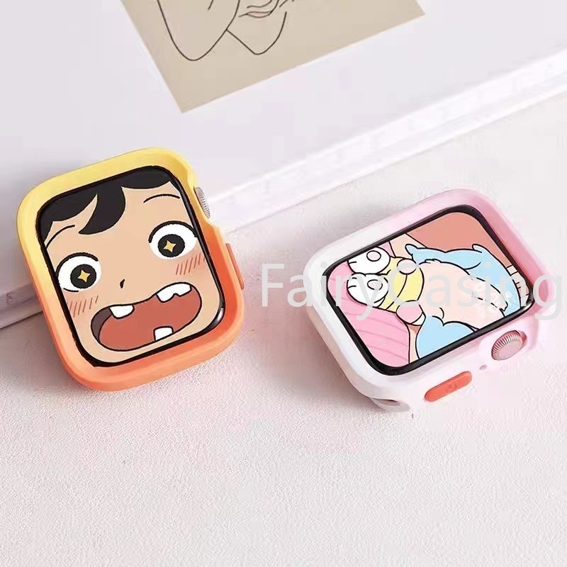 2024 Mới Ốp Lưng Silicon Mềm S11 Dành Cho Apple Watch 9 8 7 6 SE 5 Sport Chống Rơi Dành Cho iwatch 49mm 41mm 40mm 44mm 45mm Phụ Kiện Vỏ Bảo Vệ