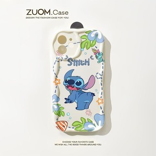 Ốp Điện Thoại Di Động Ponto Lilo & Stitch Hoạt Hình Cho IPhone 11 15 14 13 Pro Max 12 / 8se 7 Plus XS Chất Liệu Silicon Chống Thấm Nước Và Chống Sốc Covre
