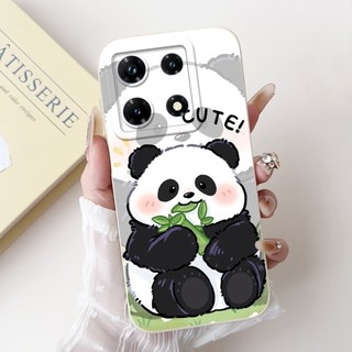 Ốp điện thoại chống sốc bảo vệ hình thỏ gấu trúc đáng yêu cho Xiaomi Redmi Note 13 4G Note13 13Pro 4G
