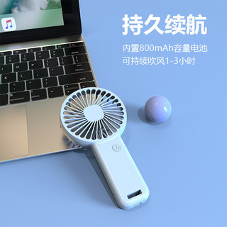 2024 Quạt Cầm tay, Quạt tích điện mini cầm tay để bàn nhỏ gọn 3 tốc độ gió F8 có pin sạc đi kèm,Bảo hành 12 Tháng