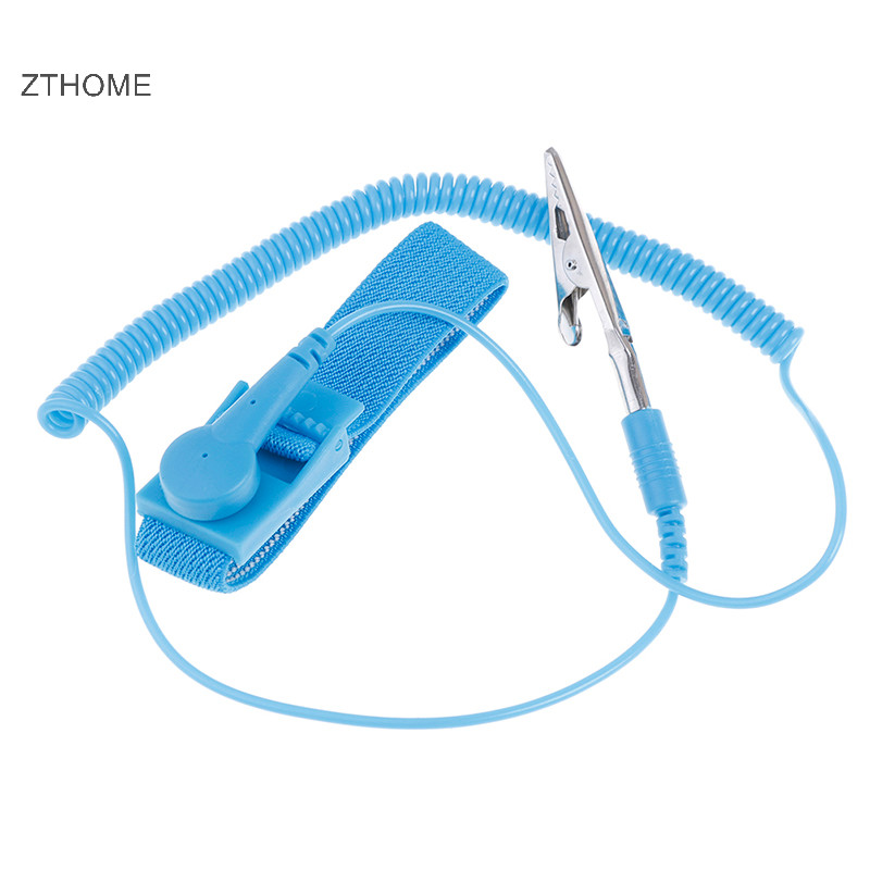Zthome Vòng tay chống tĩnh điện ESD Cáp xả tĩnh điện Dây đeo cổ tay có thể tái sử dụng HOT