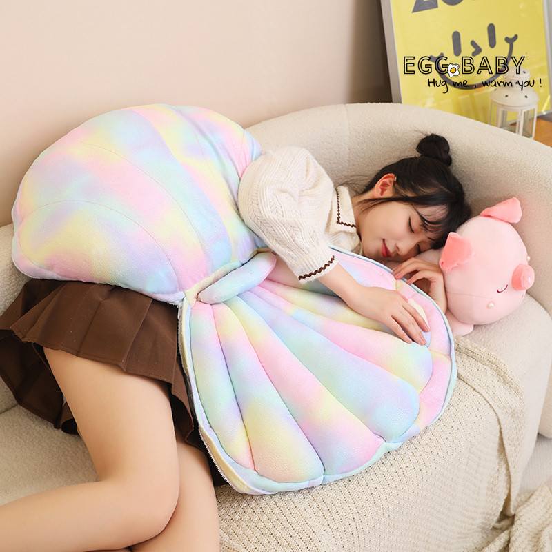 ((2 Trong 1) Ngọc Trai Nhỏ Hồng Lợn Sang Trọng Đồ Chơi Dễ Thương Heo Con Vỏ Búp Bê Gấu Bông Quà Tặng Cho Trẻ Em Quà Tặng Sinh Nhật