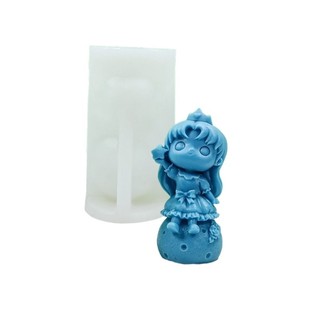 MIS Công Chúa Búp Bê Khuôn Silicon Làm Xà Phòng Handmade Khuôn Nhựa Dính Đúc Khuôn Thạch Cao Bánh Nướng Khuôn Hom