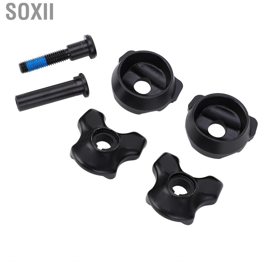 Soxii Bike Seat Clamp  Bicycle Post Rustproof Solid Construction Long Lifespan for Carbon Steel Saddle Rails