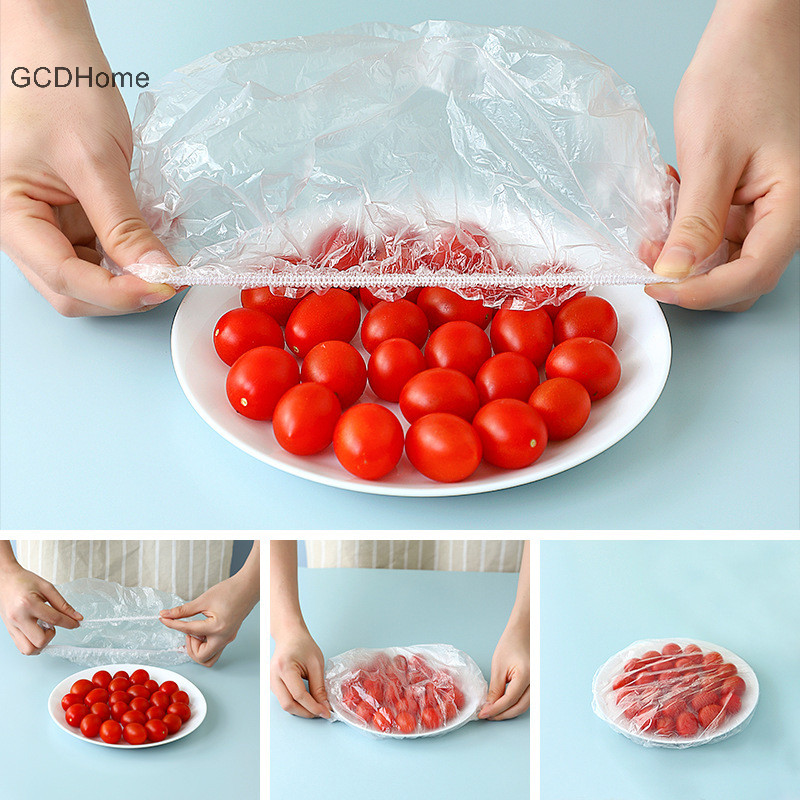 Gcdhome 100 Có Thể Tái Sử Dụng Bảo Quản Thực Phẩm Giữ Thực Phẩm Tươi Tấm  Bọc Nhựa Kẹp Phim HOT