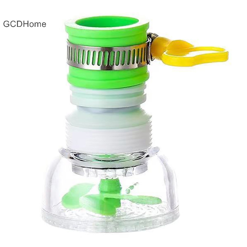 Gddhome 360°Xoay Nối Dài Vòi Bếp Máy Sục Khí Ống Kính Thiên Văn er Lọc Khuếch Tán Tiết Kiệm Nước Vòi Tắm Đầu Nối HOT