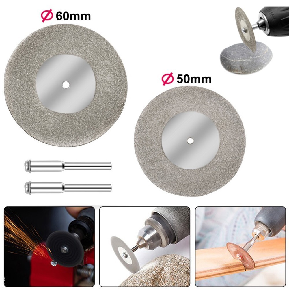[Cosyh] Bánh mài kim cương 40 50 60mm Đĩa cắt gỗ Phụ kiện dụng cụ quay