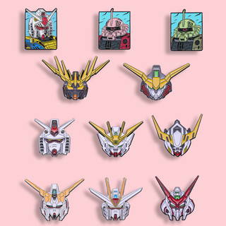 ''Gundam Robot Series' 'Men Trâm Thời Trang Quần Áo Phụ Kiện Học Tập Huy Hiệu Quà Tặng Cho Bạn Bè