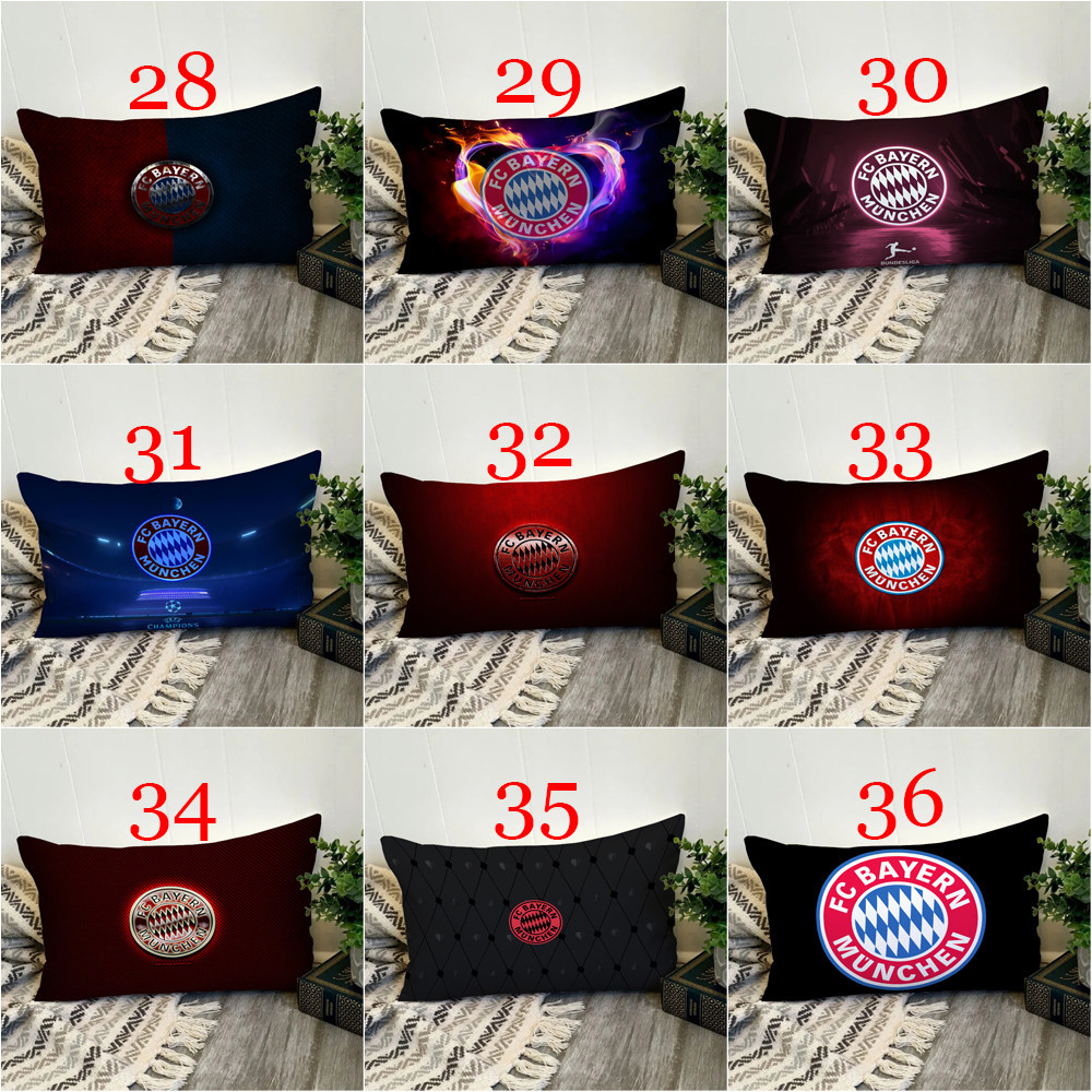Fc Bayern Munich Logo Vỏ Gối Hình Chữ Nhật In Hình Một Mặt Đệm Polyester Trang Trí Nhà Cửa Món Quà Tốt Nhất (Không Có Lõi)