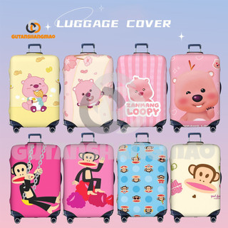 Dễ Thương Loopy Paul Frank Hành Lý Có Thể Giặt Được Vali Bảo Vệ Chống Trầy Xước Vali Phù Hợp Với 18-32 Inch
