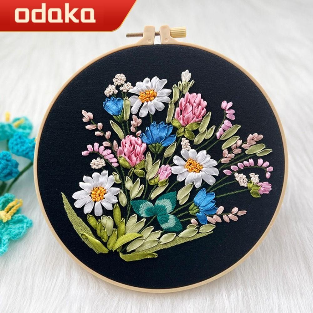 Bộ dụng cụ thêu ODAKA, Bộ dụng cụ thêu ruy băng thủ công, Bộ dụng cụ thêu thêu nghệ thuật