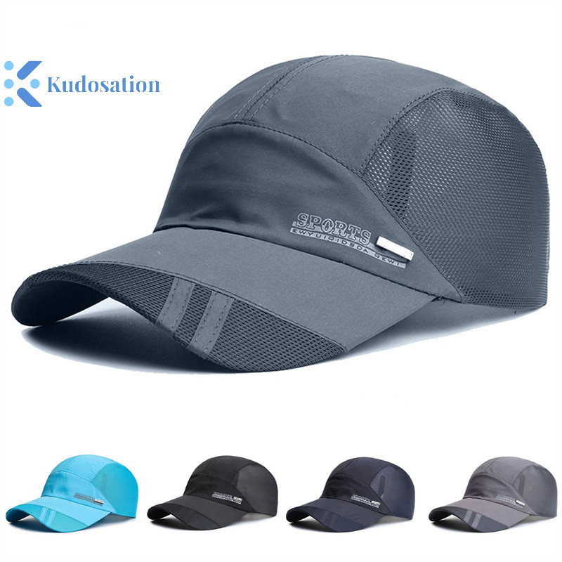 Kudosation Ngoài Trời Nhanh Khô Mũ Chống Nắng Cho Nam Nữ Mùa Hè Bóng Chày Thể Thao Golf Mũ Câu Cá