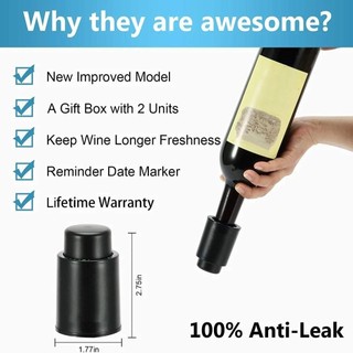 Nút chặn chai VOIDLESS, bơm chân không giữ rượu tươi, dụng cụ barware chống rò rỉ, máy bảo quản tiết kiệm rượu