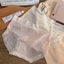 Quần lót lụa băng mùa hè FUJIZOU, Quần lót lụa băng liền mạch in chữ, Quần lót Cotton thời trang Quần lót đơn giản xuyên thấu Quần lót nữ sinh nhật