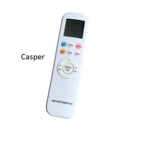 Điều khiển remote từ xa điều hòa casper dài 1 chiều 3 nút màu-kèm pin-tay đầu bấm điều hòa casper dài 1 chiều 3 nút