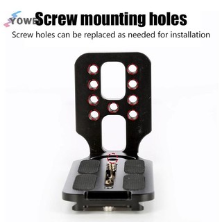 Yowei Universal Camera L Giá đỡ Phát hành nhanh Tấm hình chữ L 1 / 4Inch Vít Hợp kim nhôm Giá đỡ chụp dọc cho bộ ổn định chân máy VN